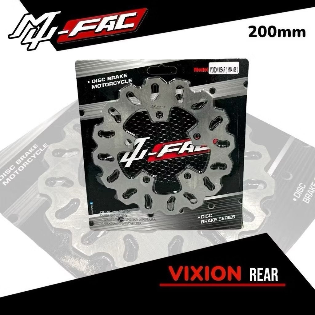 Xxx piringan Cakram Belakang Vixion 220MM Gerigi Disc Brake Belakang vixion old new Pnp Gerigi Cakra