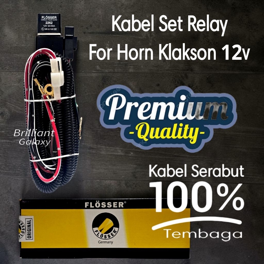 Kabel Set Relay untuk Klakson - Relay By FLOSSER Original
