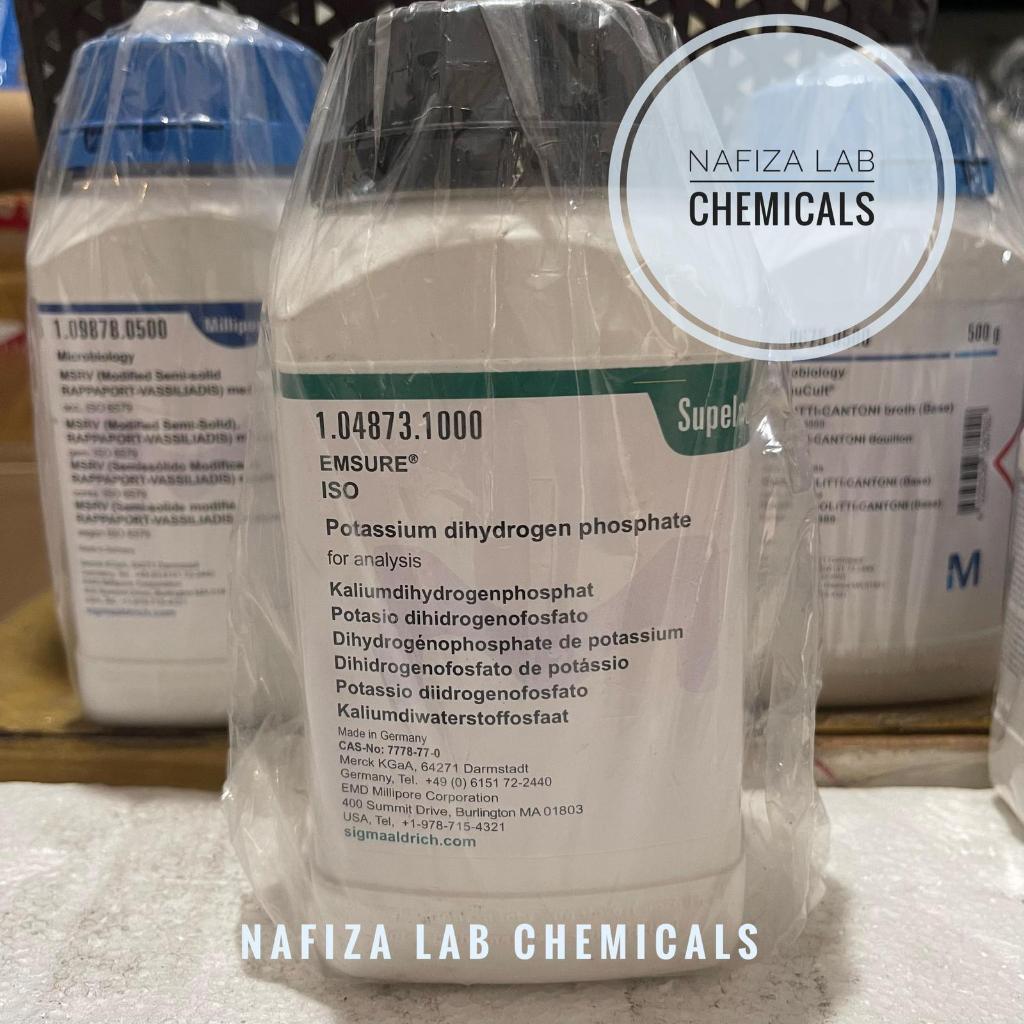 POTASSIUM DIHYDROGEN PHOSPHATE MERCK 104873 / KALIUM DIHIDROGEN FOSFAT PRO ANALIS / KH2PO4 (REPACK) 