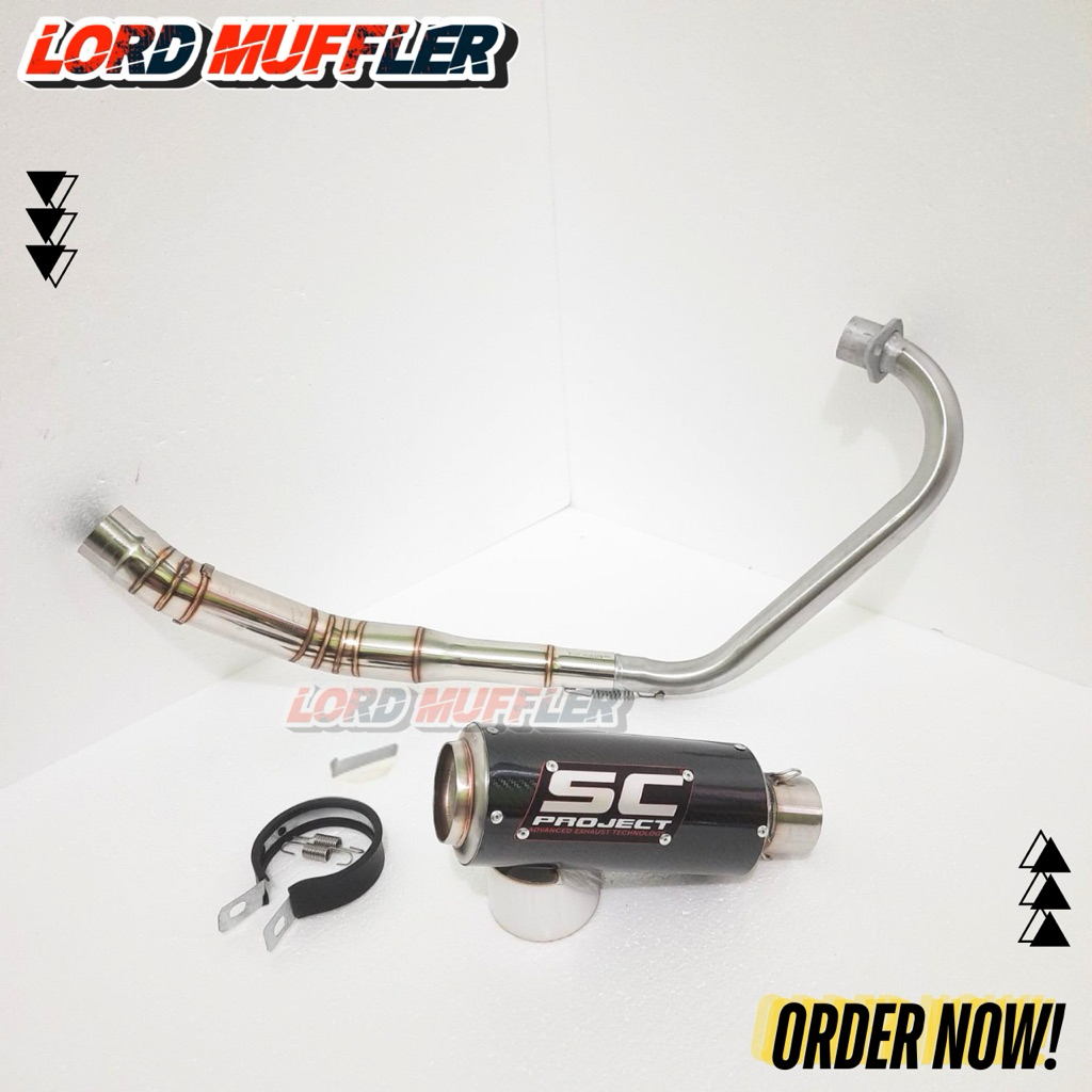 SC project karbon exhaust YZF-R15 V3/V4, MT15, R15M, R15MT