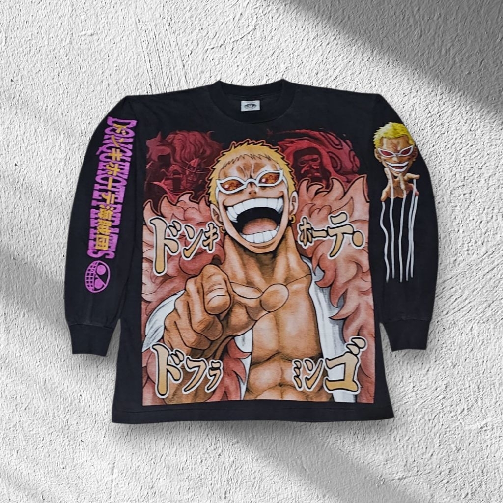 Kaos Bootleg Anime One Piece Doflamingo