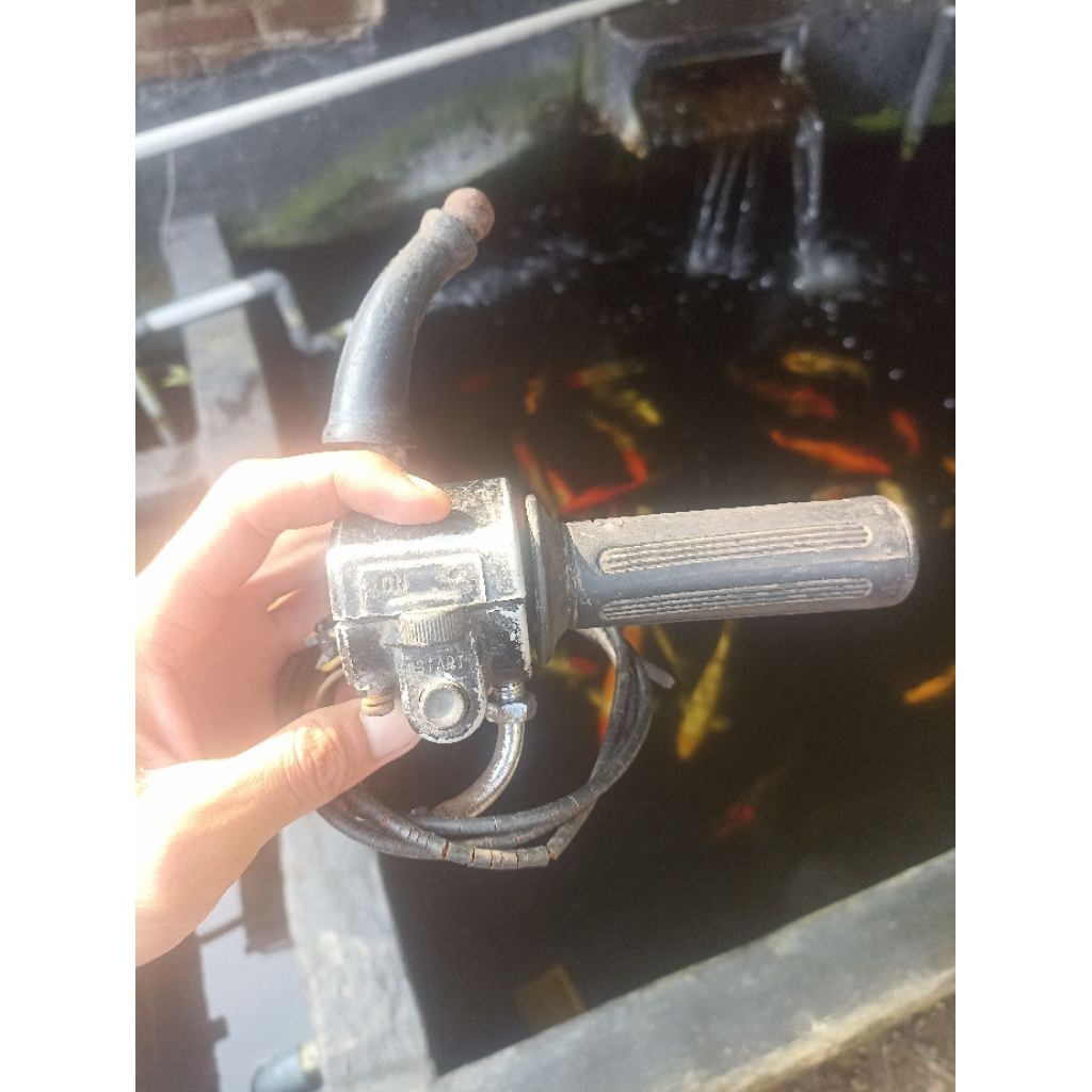 holder KANAN double starter C700 C800 Super Cup original copotan normal
