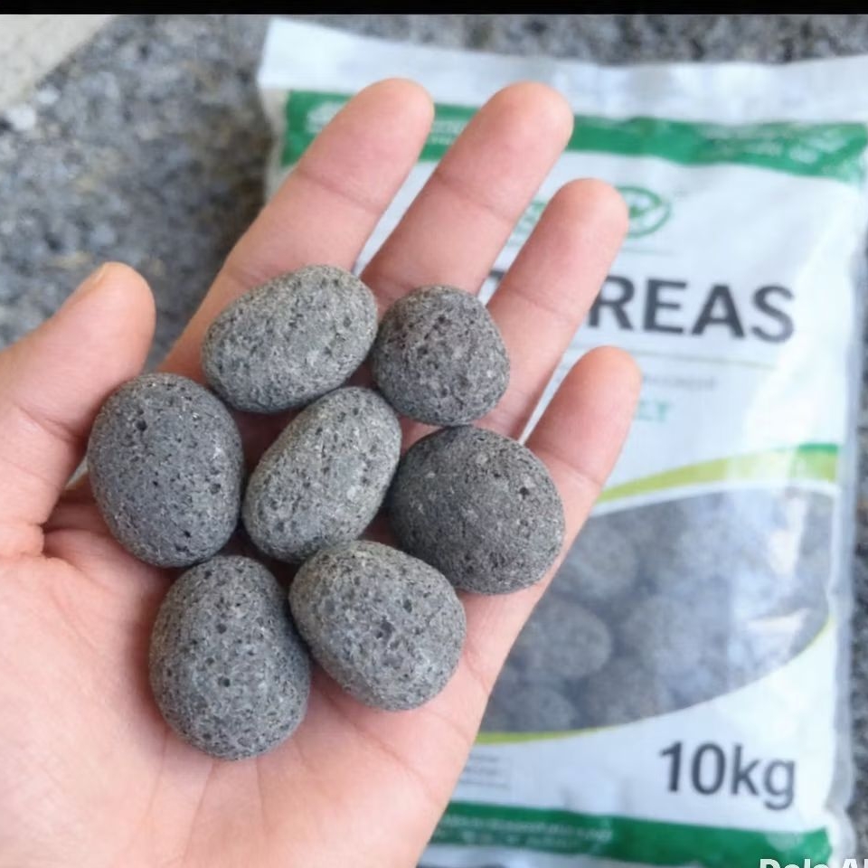 10kg batu hitam lava/batu koral hitam/batu taman/batu hitam/batu kali/batu lava pebble/Batu sikat/Ba
