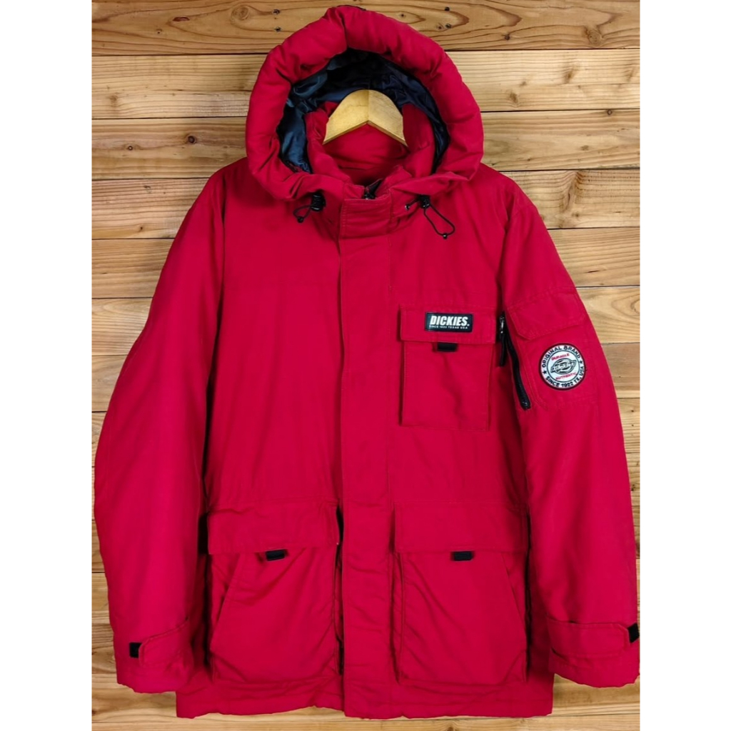DICKIES MOUNTAIN PARKA PUFFER PADDED JACKET SIZE ON TAG LARGE, LD 122