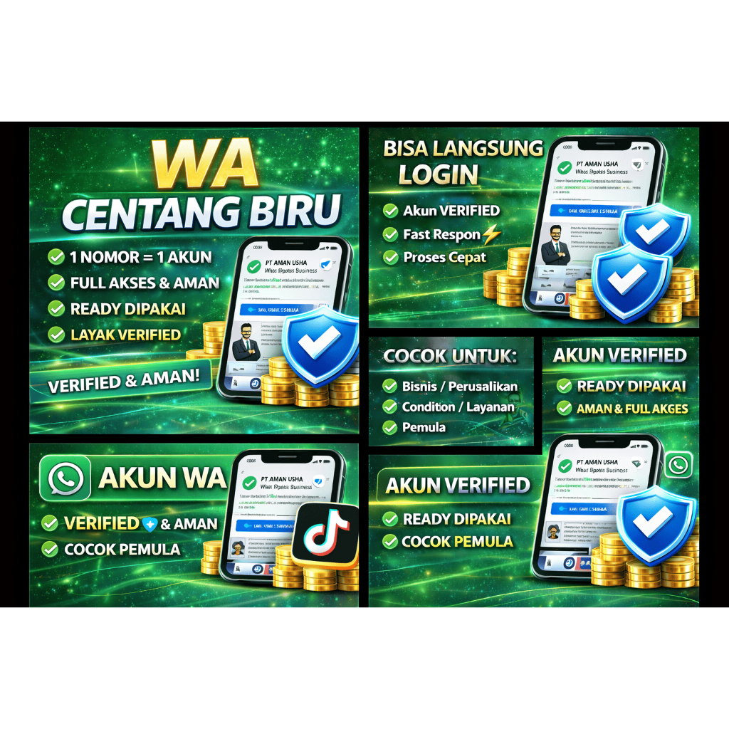 Akun Verifikasi WhatsApp Business (Centang Biru)
