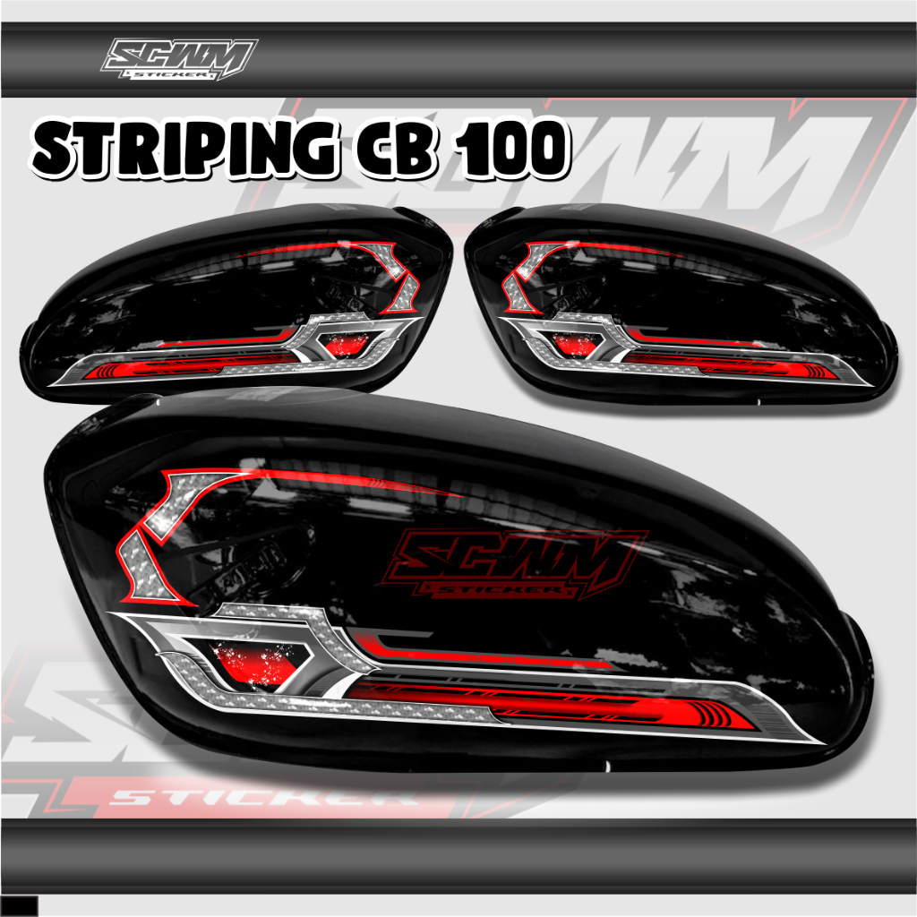 STRIPING CB TERBARU, STRIPING CB MURAH STRIPING CB 100