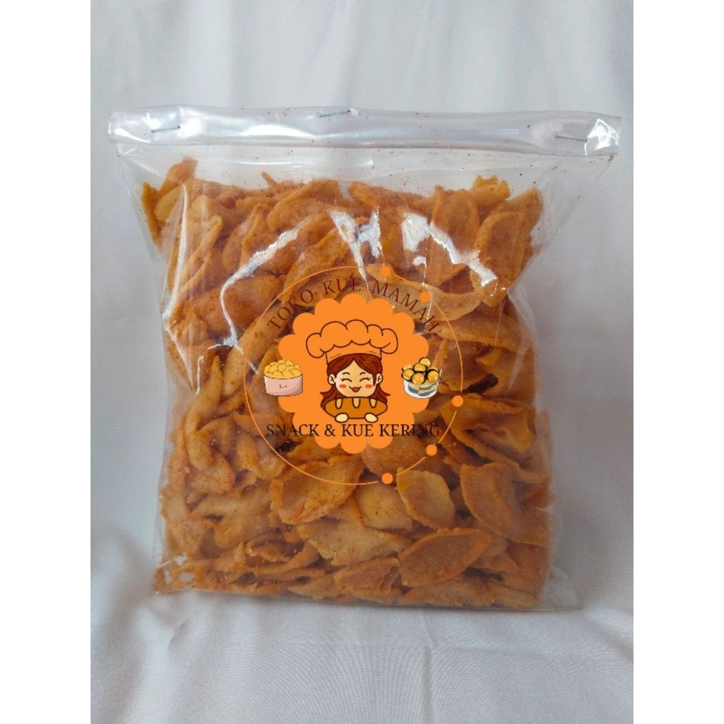 Biji ketapang asin pedas 250gram cemilan snack enak