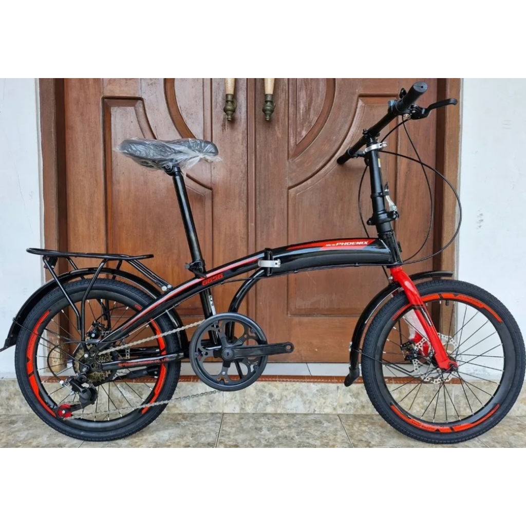 SEPEDA LIPAT PHOENIX 20 INCH CAKRAM TERBARU HARGA PROMO