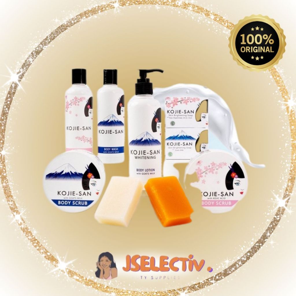 KOJIE-SAN INDONESIA BODY CARE - Transparent Soap ( Sabun Kojic ) | Body Lotion | Body Wash ( Sabun )