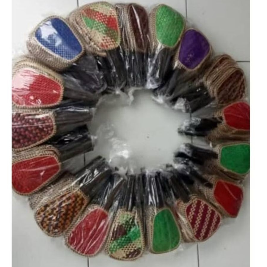 Kipas souvenir / kipas songket / kipas pandan / kipas random / kipas tangan / souvenir