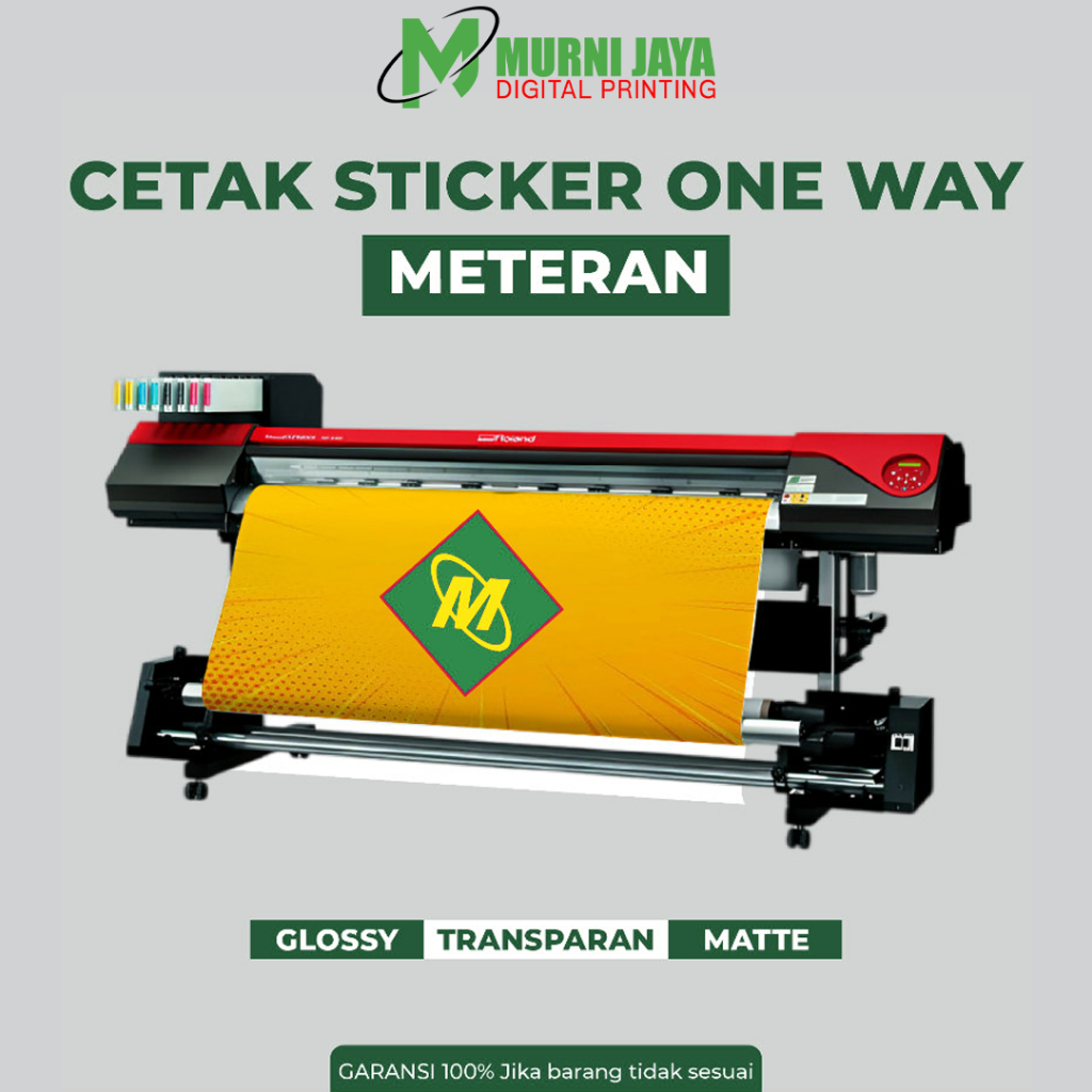 Cetak Sticker Vinyl Meteran | Cetak Sticker Meteran Custom | Sticker Indoor Outdoor