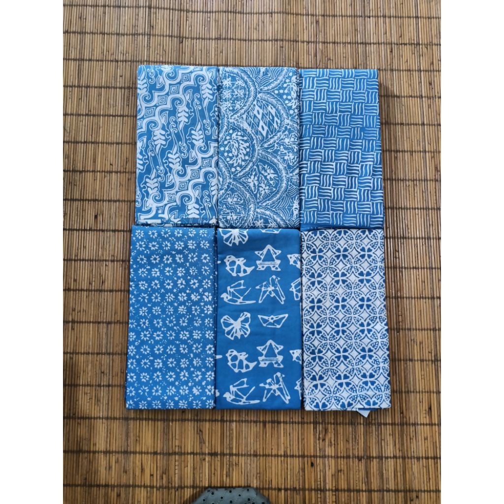 Batik Cap Biru Muda