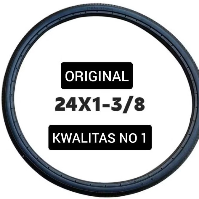 Ban Karet Mati U. 24 x 1 3/8 Sperpart Kursi Roda ban mati kursi roda ukuran 24 roda mati kursi roda