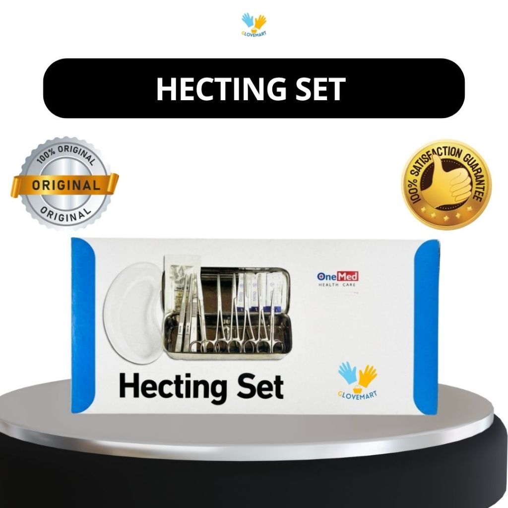 Hecting Set / Set Jahit Luka / Surgical Set / Alat Jahit Luka / Set Operasi Minor / Alat Medis Klini