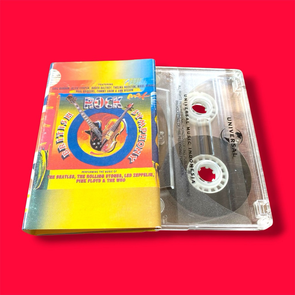 Kaset Pita British Rock Symphony