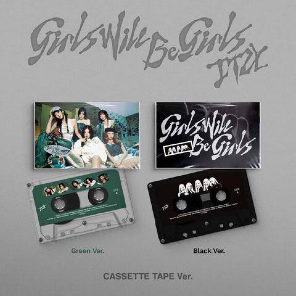 READY STOCK OFFICIAL ITZY GIRLS WILL BE GIRLS CASSETTE VER