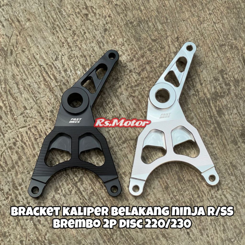 BREKET KALIPER BELAKANG NINJA SS/R 2 PISTON BREMBO 2P DISC 220/230