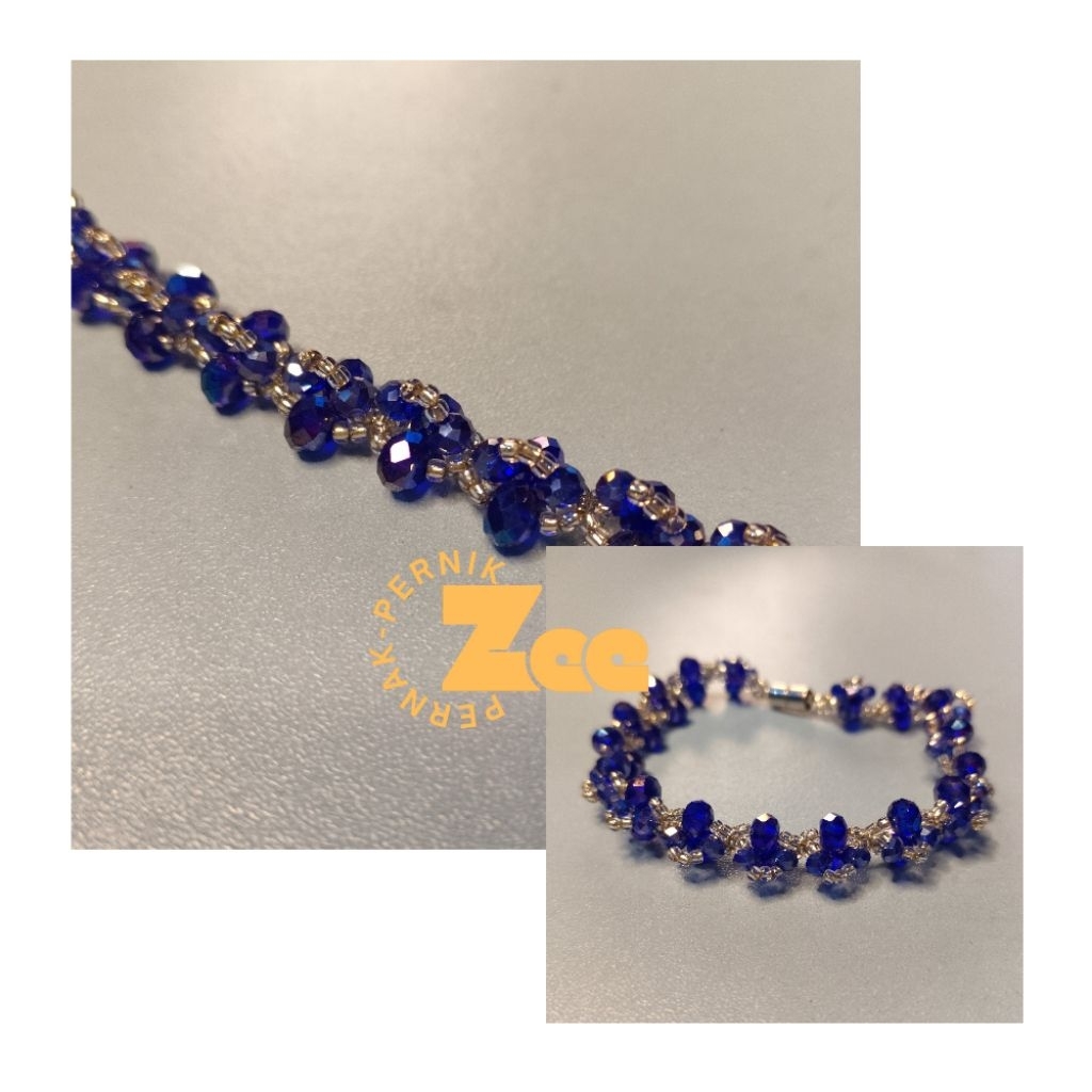 gelang manik-manik kristal