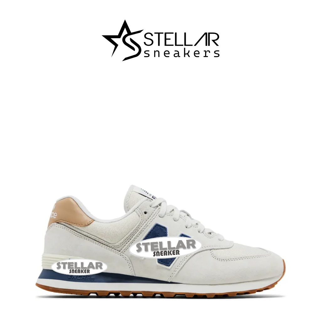 Sepatu Sneakers 574 White Navy ML574LGI - STELLAR