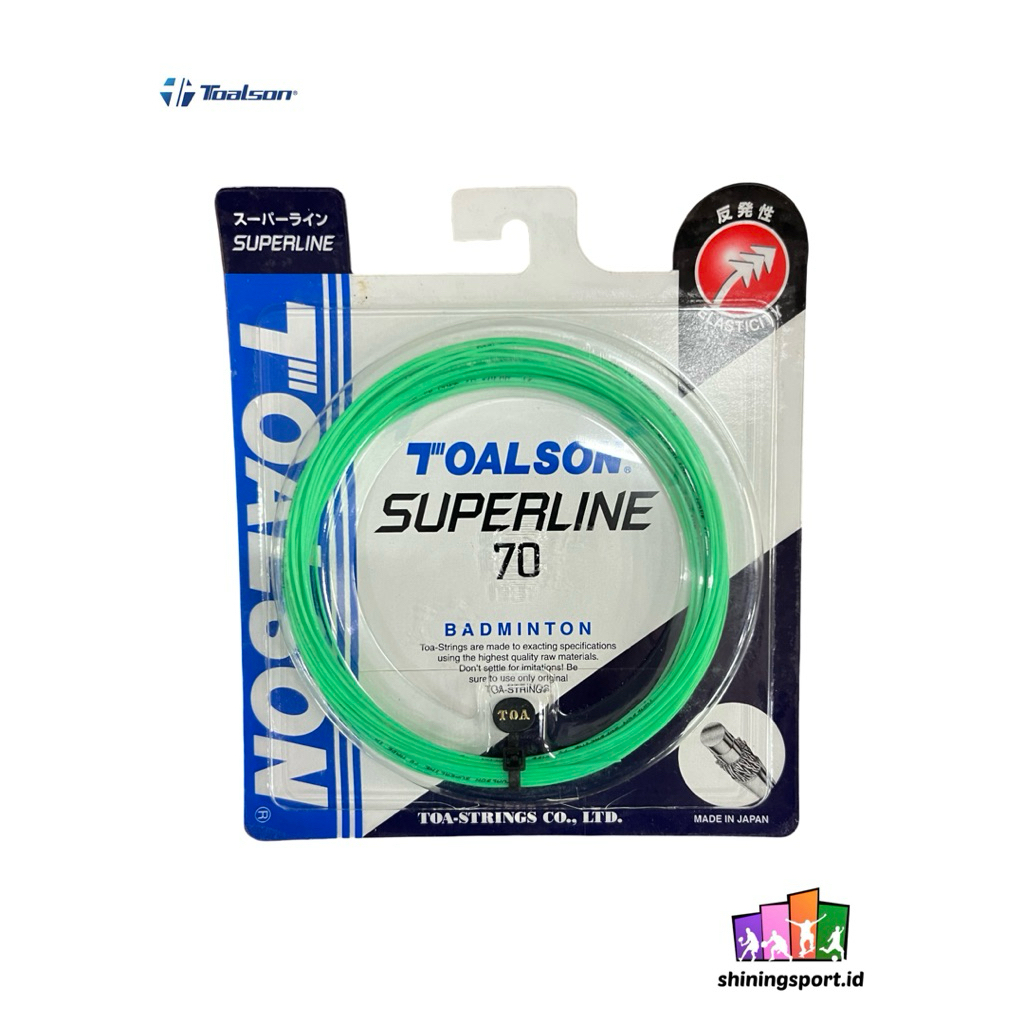 Senar Badminton Toalson Superline 70 Gold Elasticity