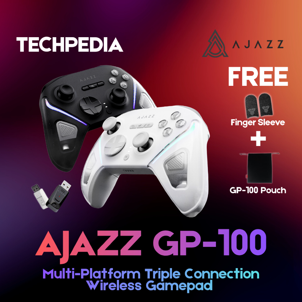 Ajazz GP100 / GP100 PRO / GP-100 PRO Galaxy Mutliplatform Gamepad Hall Effect Triple Connection Cons
