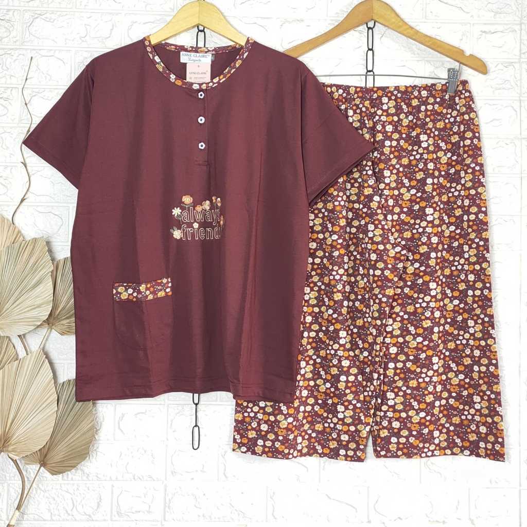 [COD]ALTA. Babydoll Anne Claire 3/4 JUMBO XL & 2L Baju Tidur Kaos Wanita