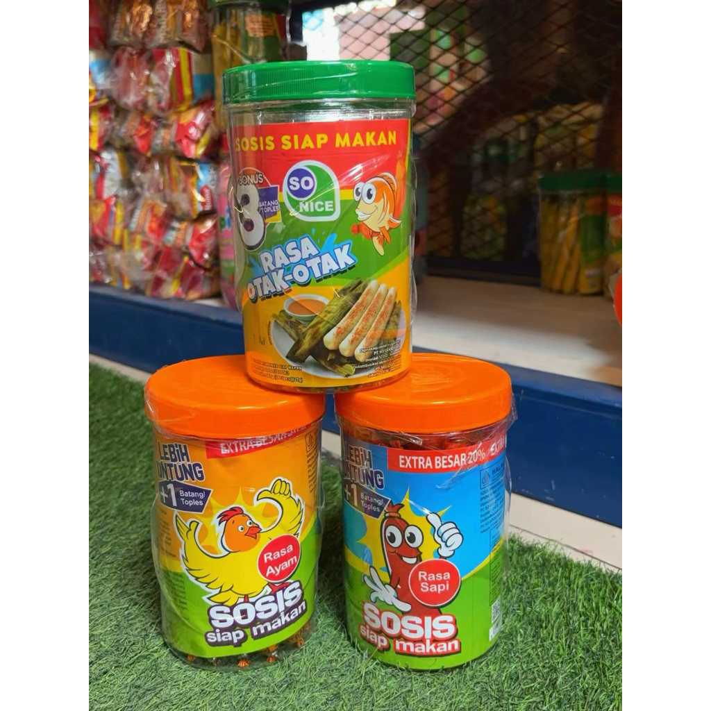 Sosis So nice rasa ayam, sapi, otak-otak isi 24pcs