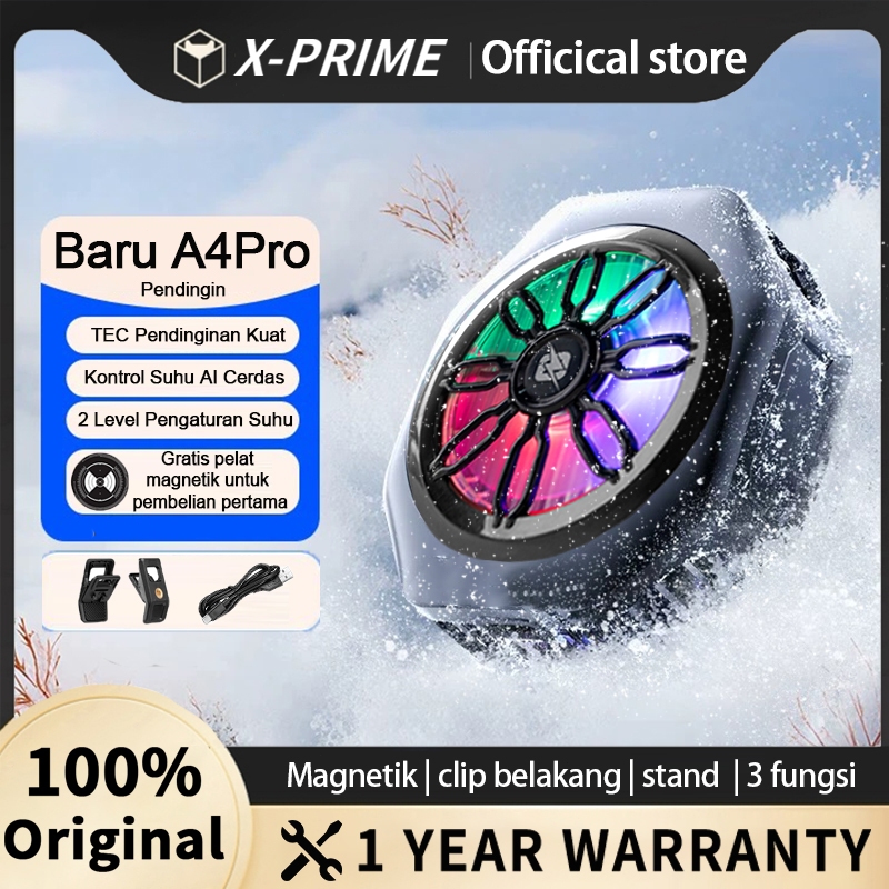 Pendingin X-PRIME, Kipas Pendingin HP A4PRO, Rentan Terhadap Pembentukan Es, Kipas Pendingin Tablet 