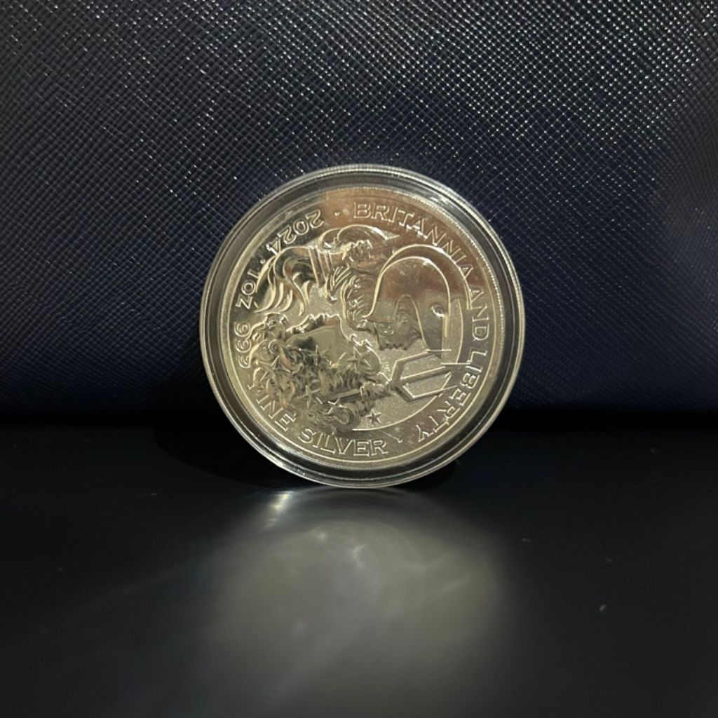 Koin Perak 1oz Britannia and Liberty 999