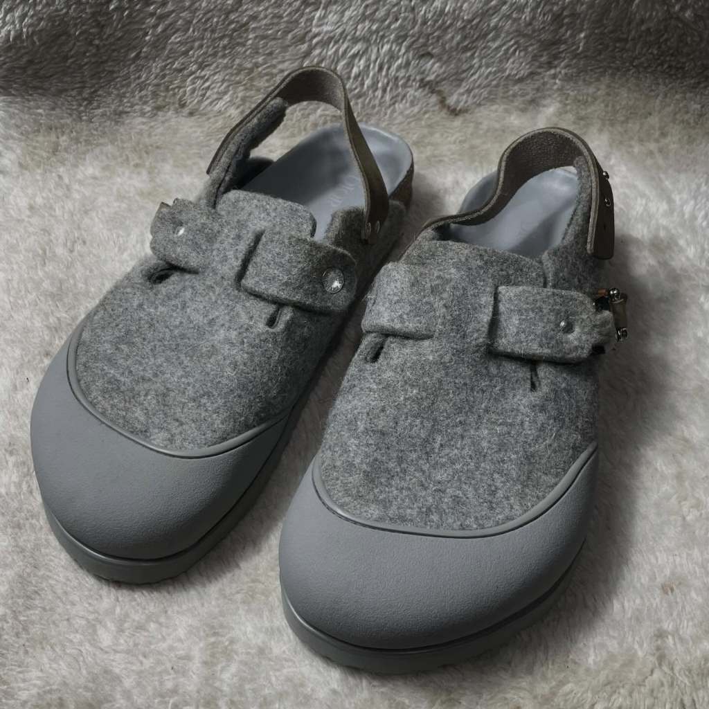Slip On / Sepatu Sendal BIRKENSTOCK X DIOR original made in Germany size 44 warna grey
