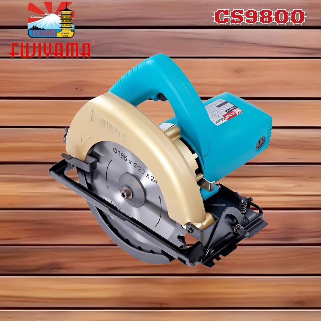 ORIGINAL FUJIYAMA CS9800 CIRCULAR SAW 7 IN MESIN GERGAJI POTONG KAYU TRIPLEK / MESIN SIRKEL 7" FUJIY