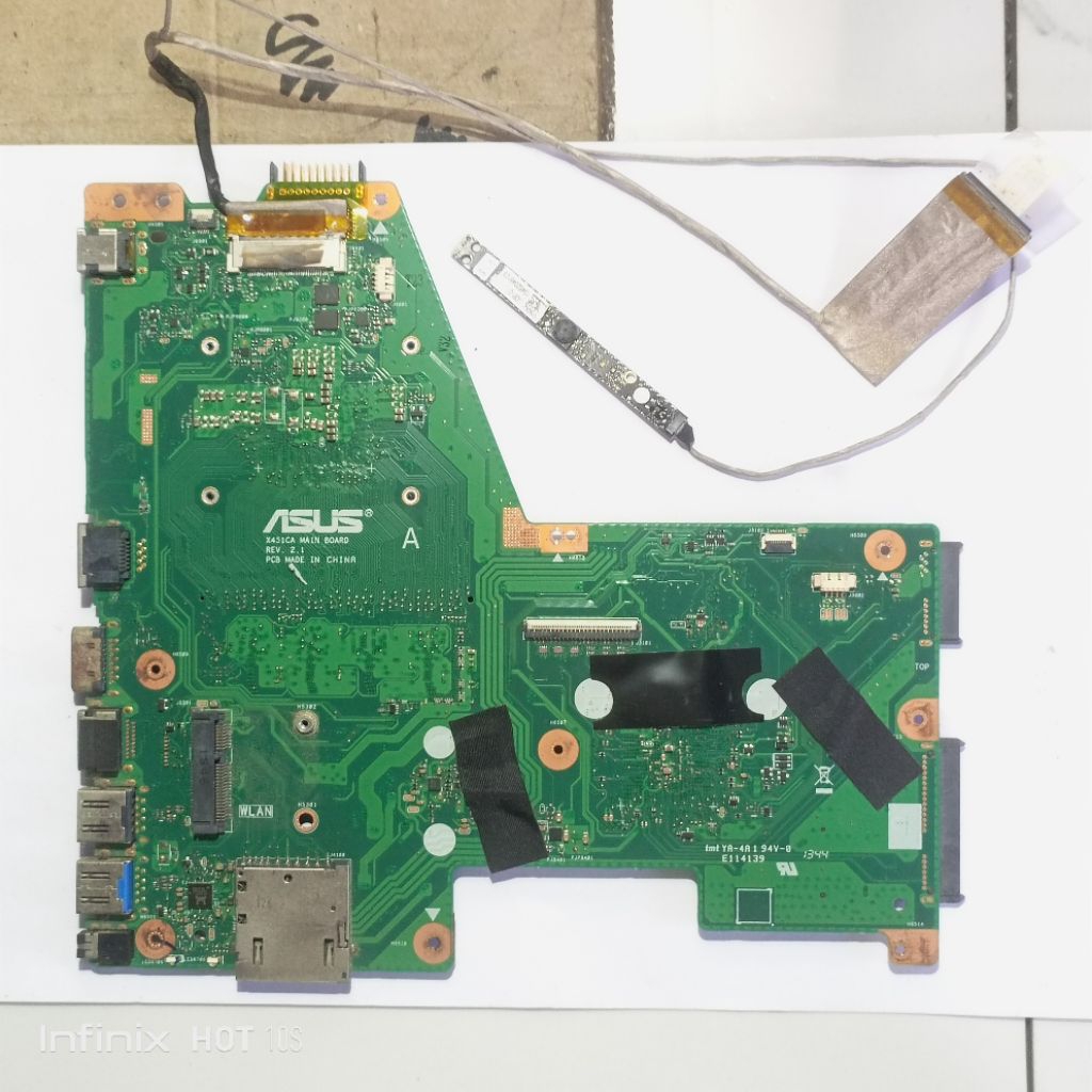 Motherboard mainboard mesin asus x451ca series asus x451 x451c intel ori