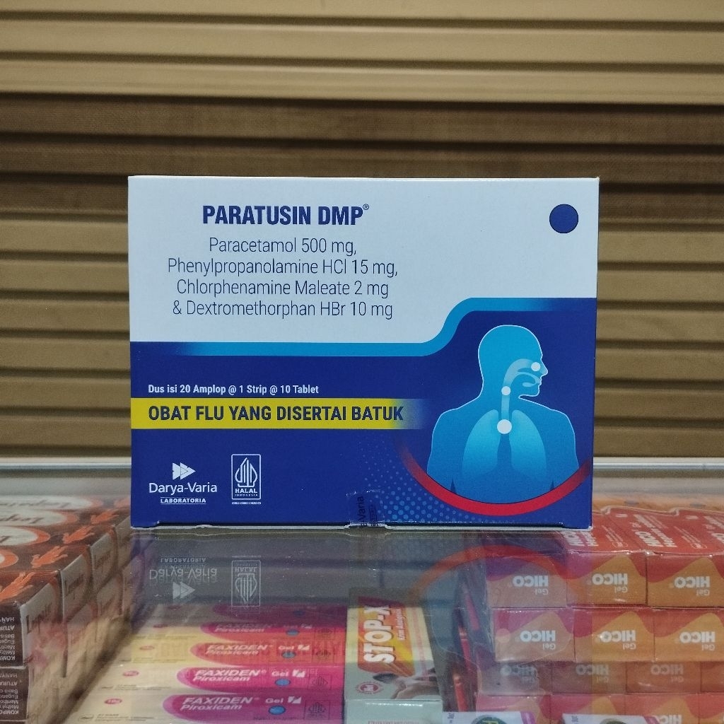Paratusin Dmp Tablet Box 20 Strip (200 Tablet) Expired Feb 2028