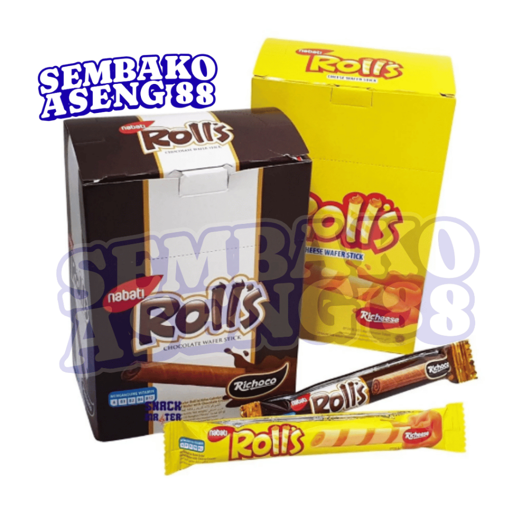 Nabati Rolls | Rolls Keju | Rolls Cokelat