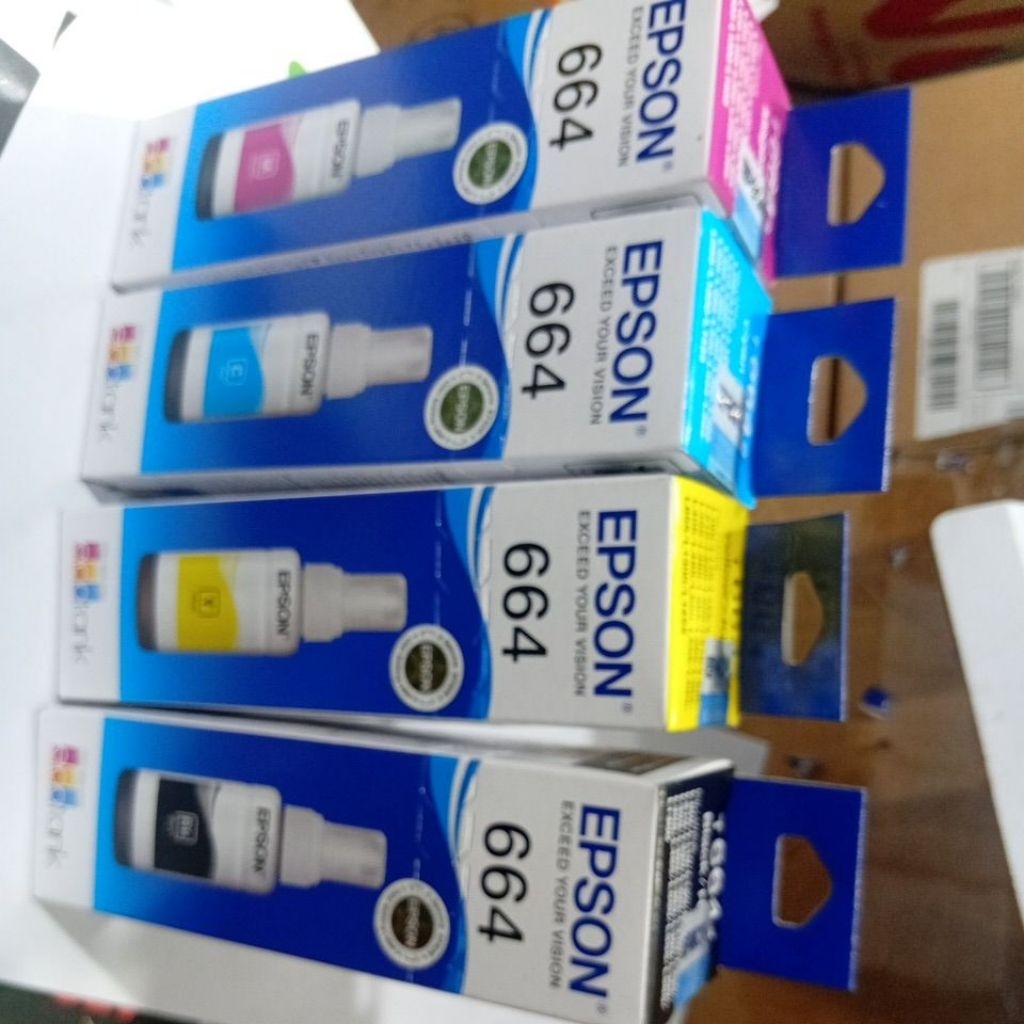 tinta epson T664 original n resmi