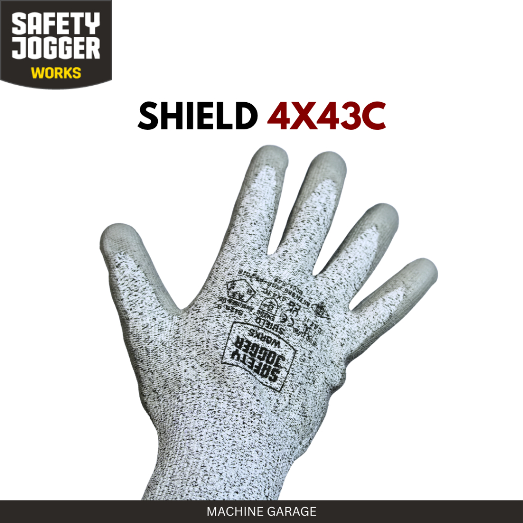 Sarung tangan pengaman HPPE SHIELD 4X43C Safety Jogger