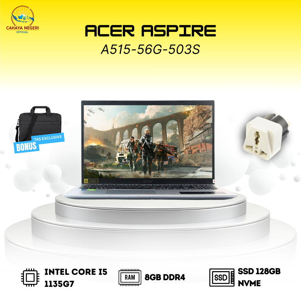 PROMO LAPTOP ACER Intel Core i5 RAM 8GB HARDISK 1TB SSD128GB LAYAR FULL HD IPS WINDOWS 11 ORI + TAS 