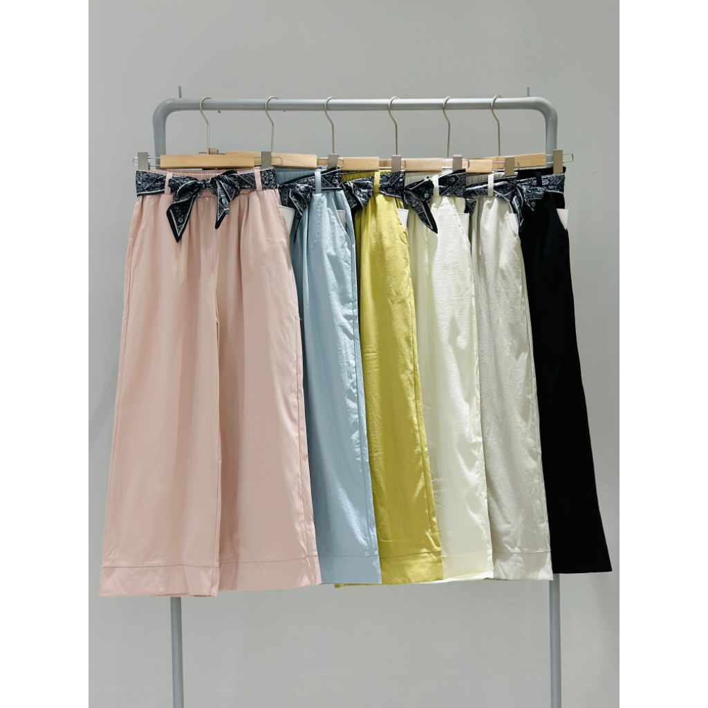 celana kulot wanita bahan katun
