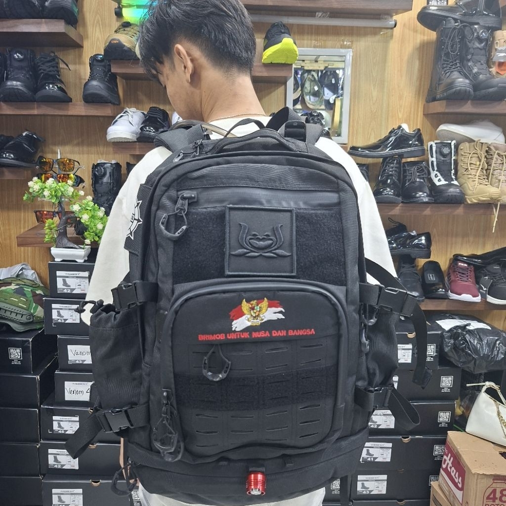 Tas Ransel Tactical Jatah Asli Brimob /Tas 3 hari 35 Liter / Tas Tactical Jatah BRIMOB
