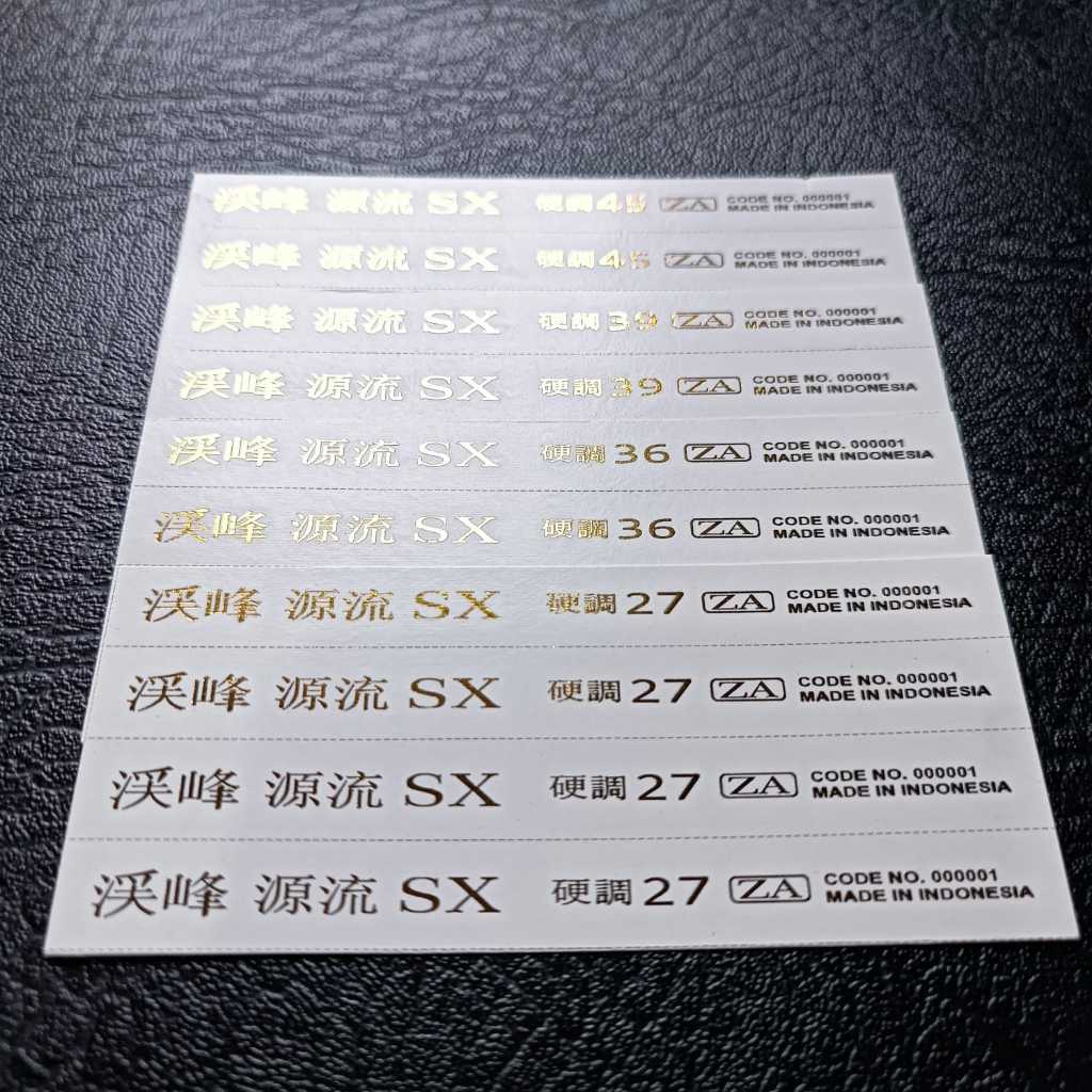 Water slide decal CUSTOM JORAN SHIMANO SX ZA