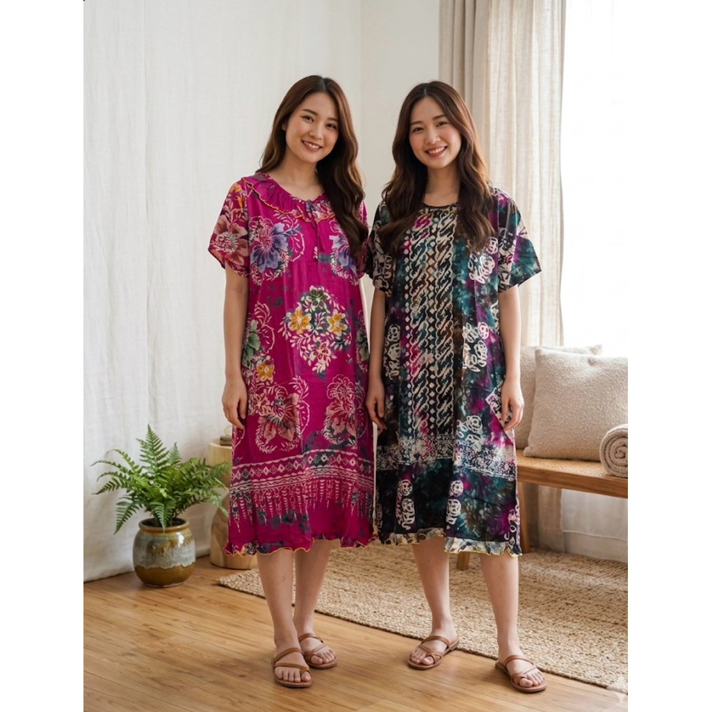 Daster Primadona Cetak Model Kembang Daster Batik Kembang Cetak Primadona Premium Daster Primadona C