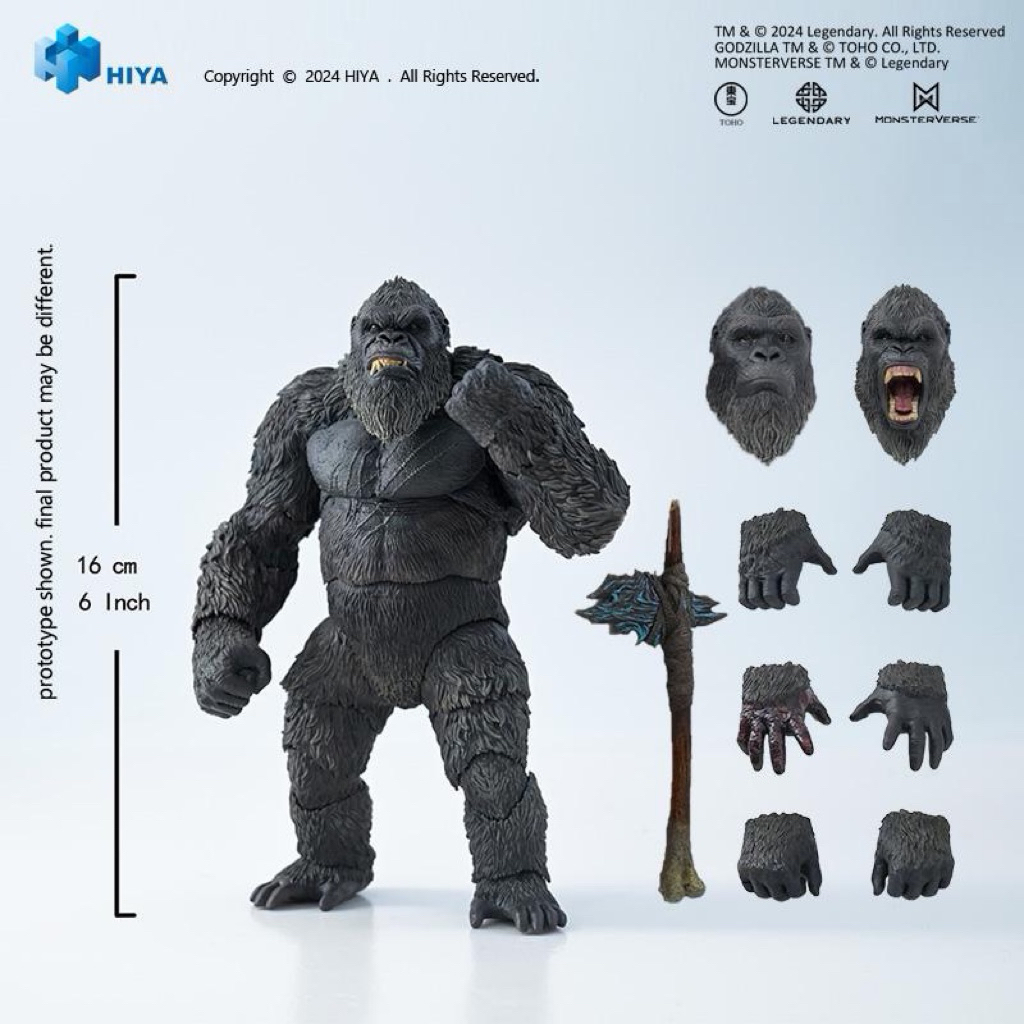 HIYA TOYS EBG0415 Godzilla x Kong The New Empire : Kong
