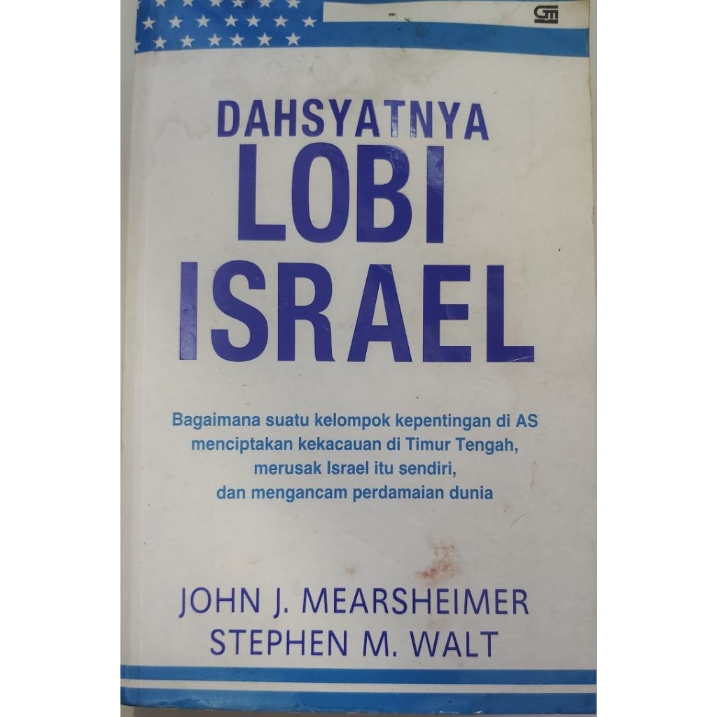 BUKU DAHSYATNYA LOBI ISRAEL CETAKAN 2010 BEKAS ORIGINAL