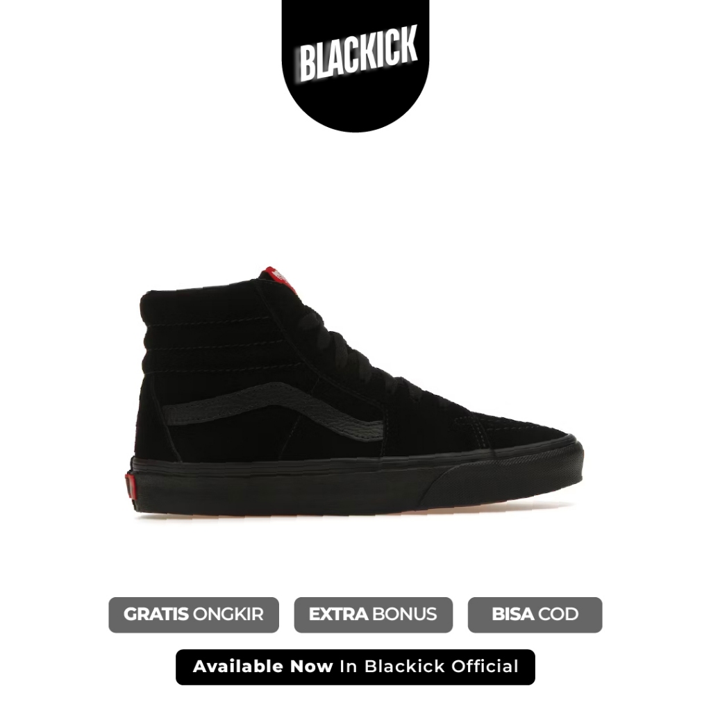 SEPATU SNEAKERS SK-8 HIGH Full Black