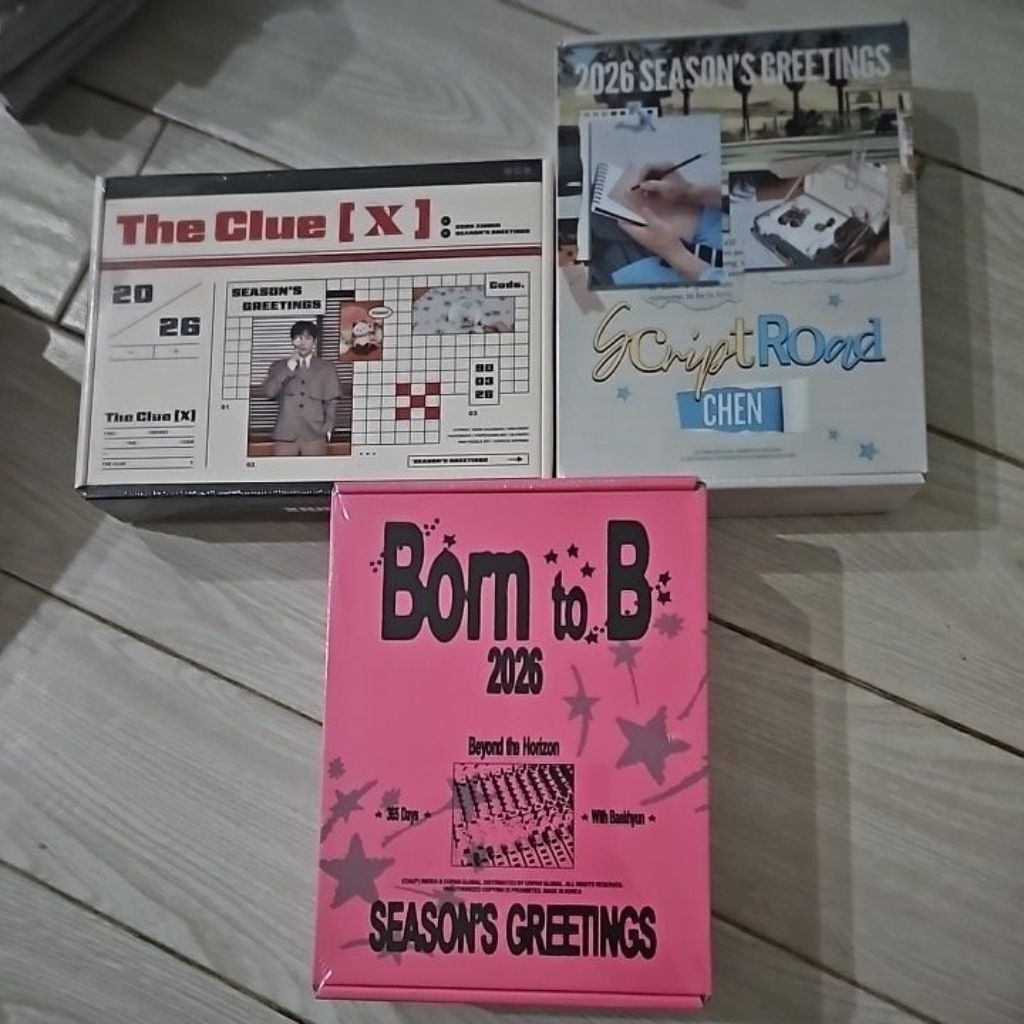 exo cbx season's greetings sg2026 2026 chen xiumin baekhyun jongdae minseok sealed official