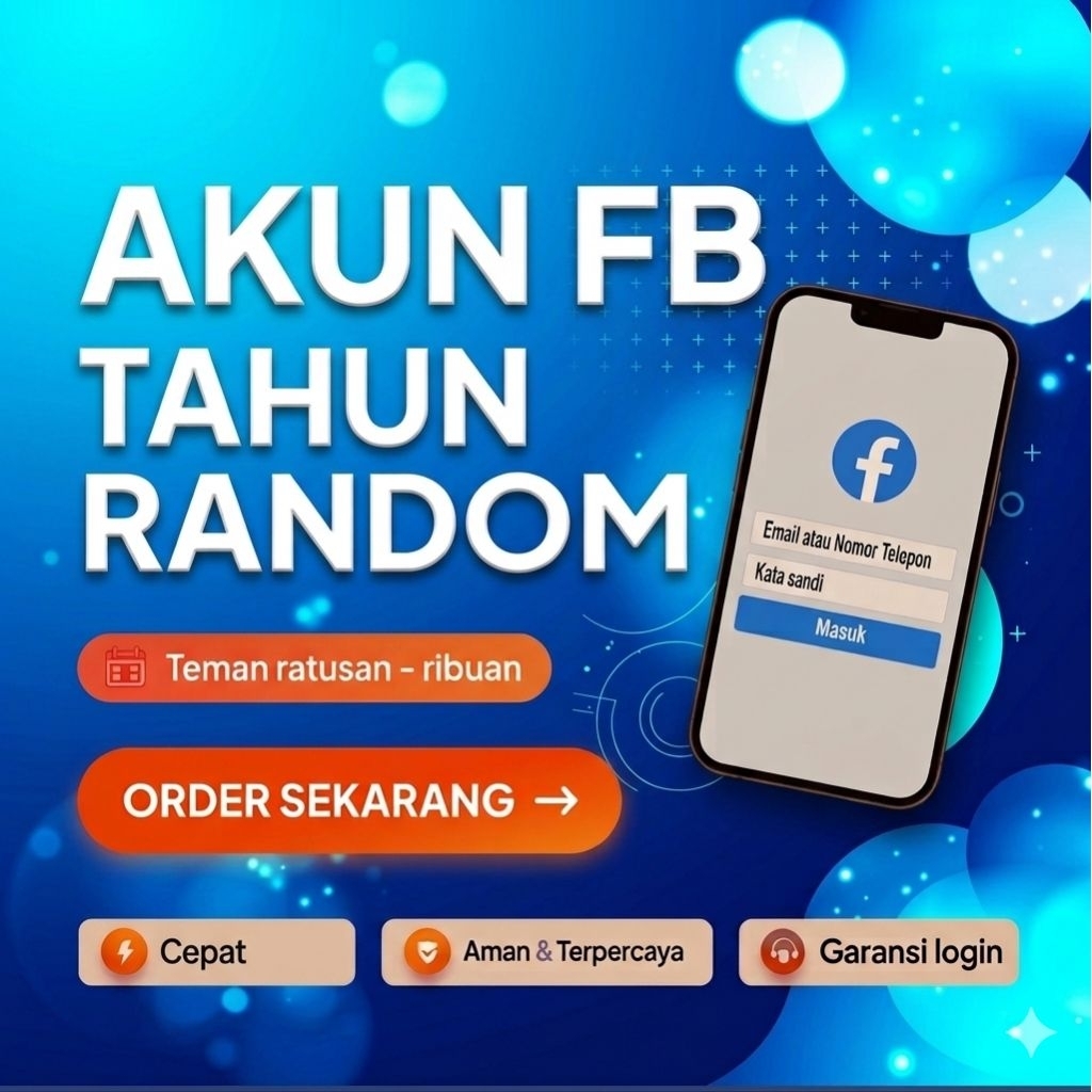 AKUN FB KUAT (SPAM,ADS,MARKETPLACE,DLL)