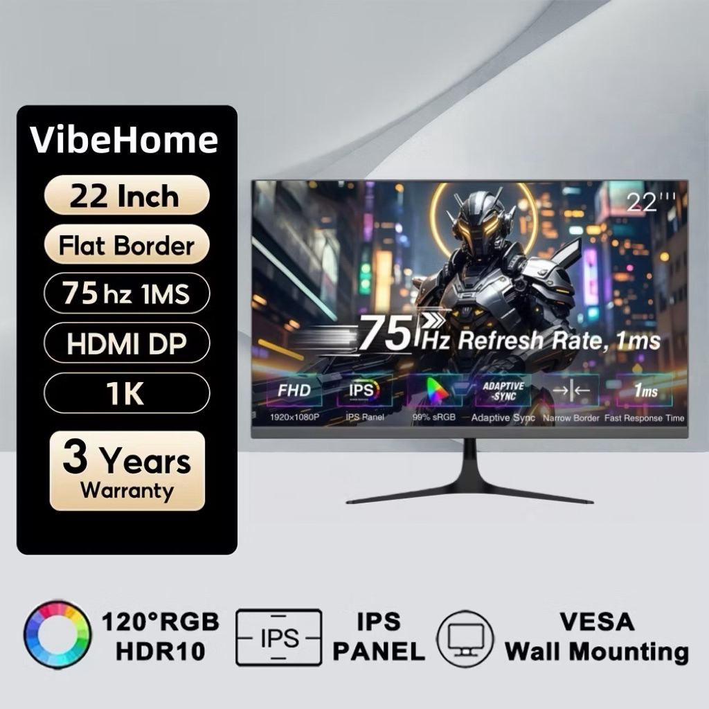 Led Monitor ZM 215 / Zyrex ZM 215 / monitor  Gaming 22" dengan Resolusi 2K 180Hz