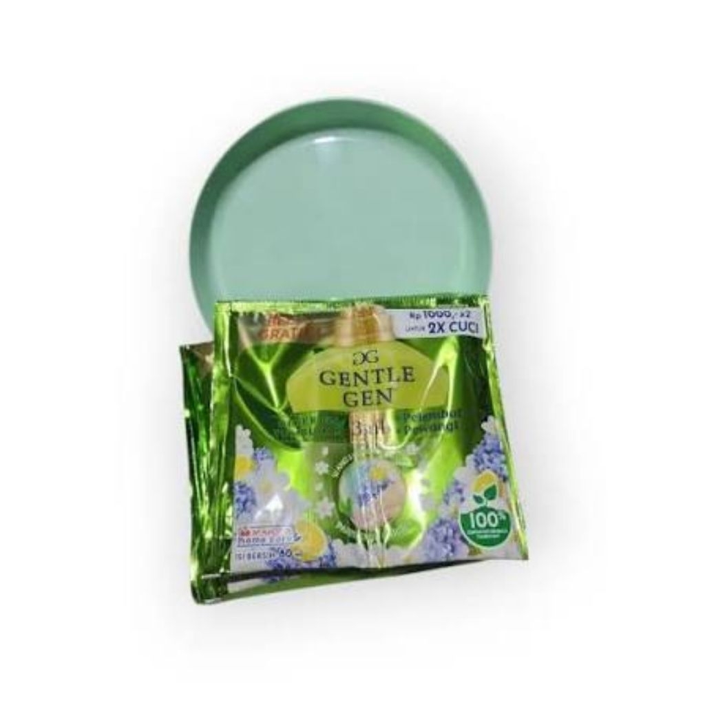 Gentle Gen Renceng Hijau - Deterjen Cair Lembut 16 Sachet