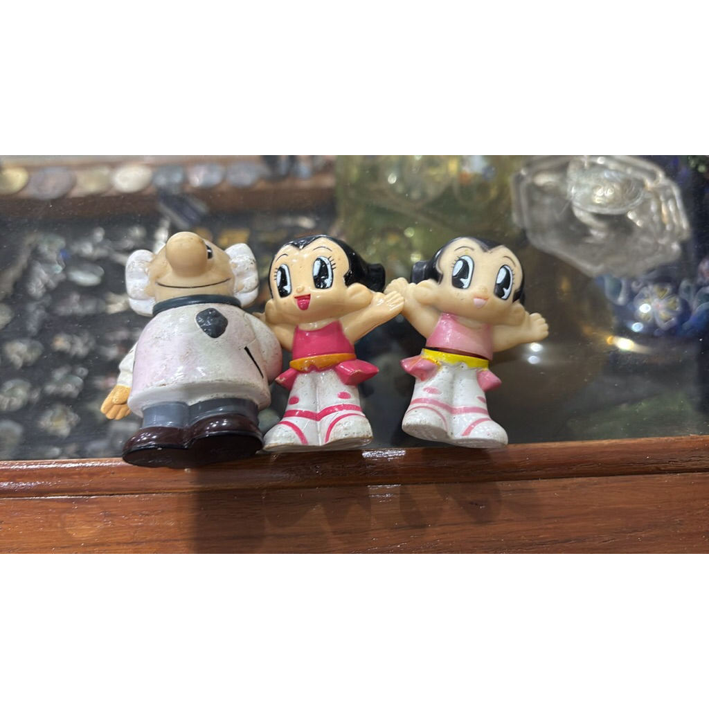 Vintage 2000s Astro Boy Toys By Tezuka Production the proffesor and the girls  Archivial Stuff to be