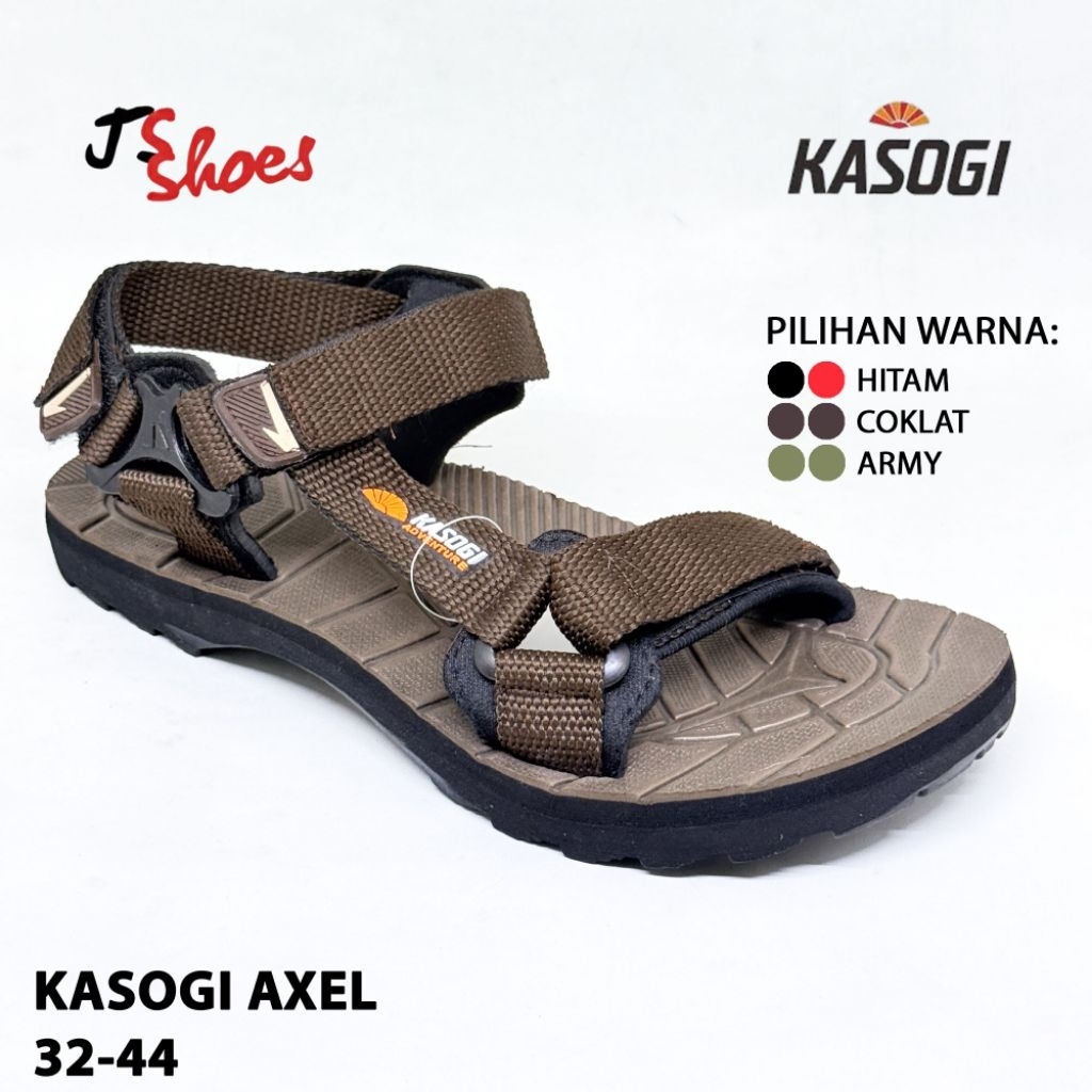 KASOGI AXEL - SANDAL LET SANDAL GUNUNG COWOK MERK KASOGI ORIGINAL